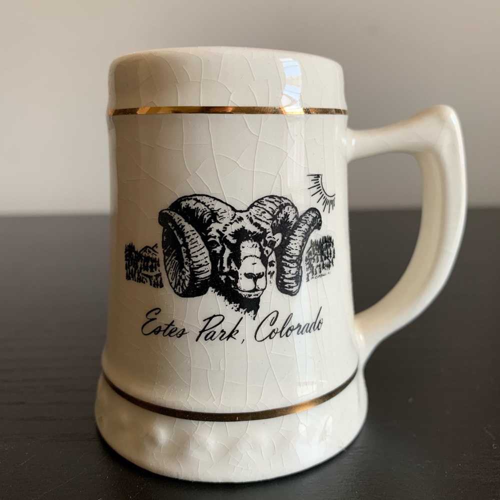 Vintage Estes Park Collectible Small Mug